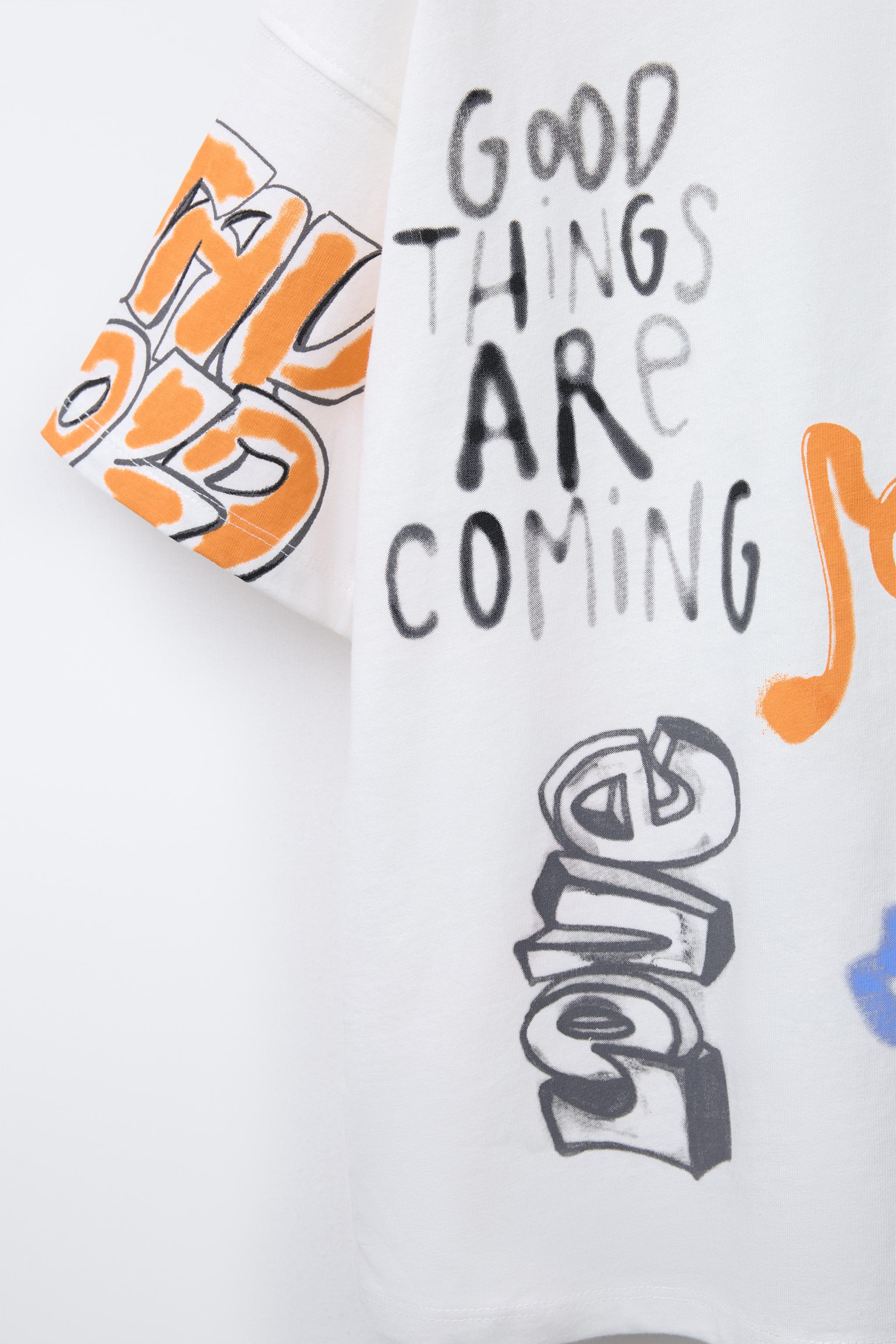 GRAFFITI PRINT T-SHIRT